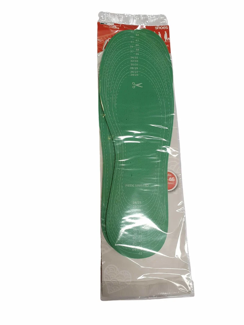 Solette clorofilla per scarpe da misura 24 a misura 46 universale antiodore