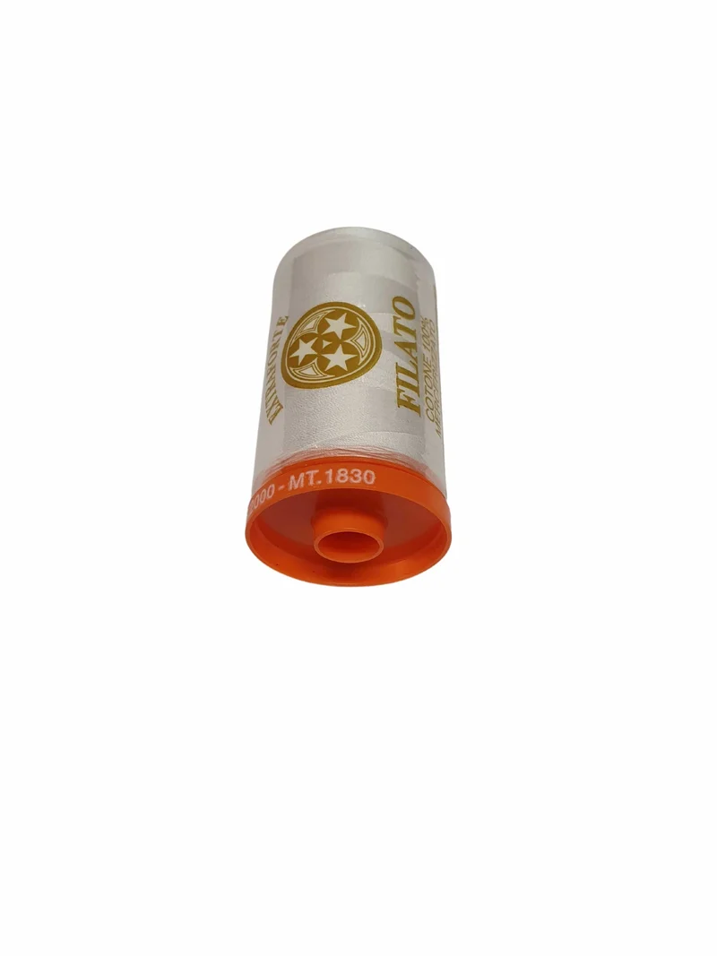 Filo Bianco 100% Cotone Biancheria e Camicie n. 60 2000 Yds Tre Stelle