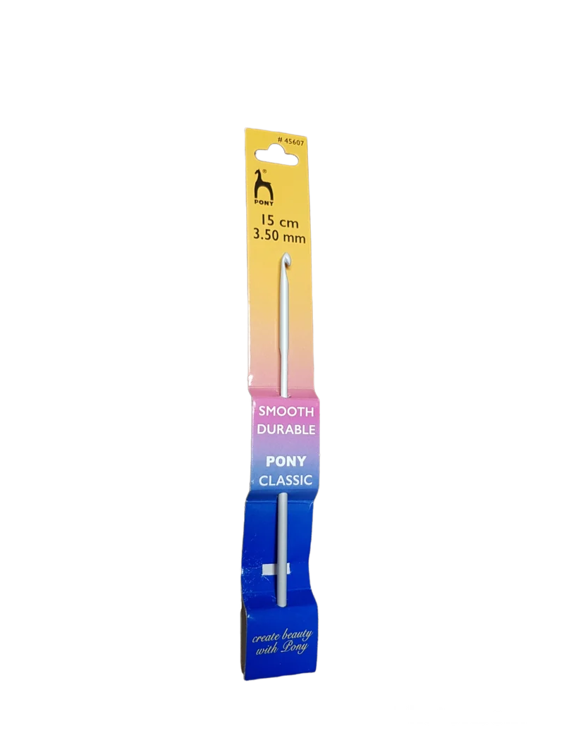 Uncinetto Pony Misura 3,5 mm lunghezza 15 cm Crochet Hook Cotone