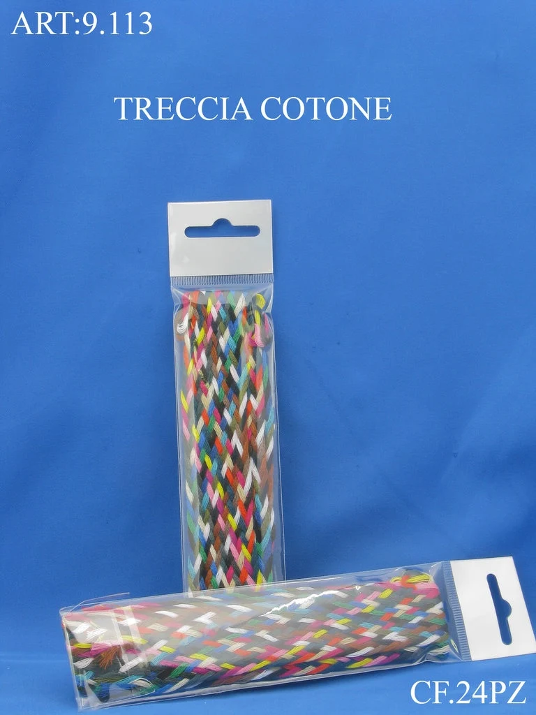 Treccia cotone cf. 24 pz.