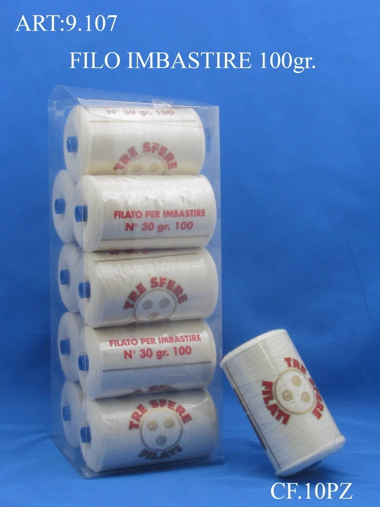 Filo imbastire 100 gr.cf.10pz.