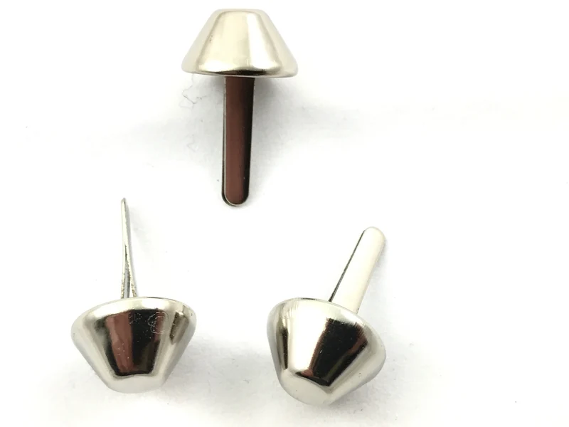 Piedini per borse color argento | 16 mm | cf 20 pz | tre sfere