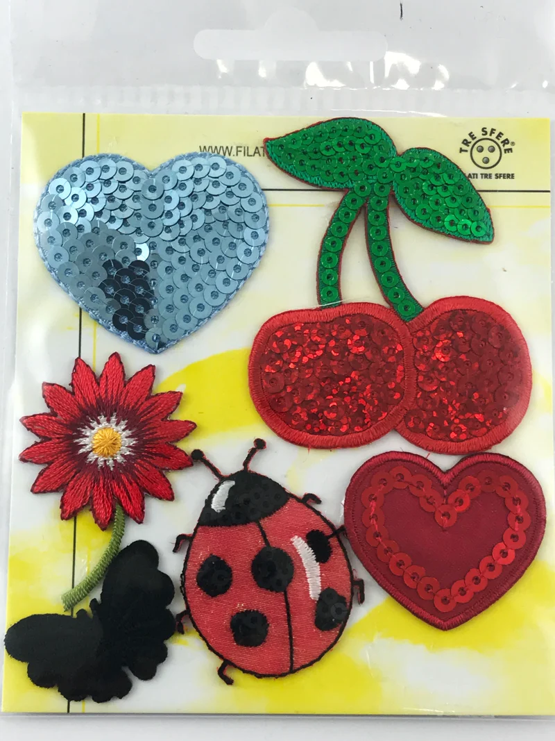 Applicazioni termoadesive assortite donna
