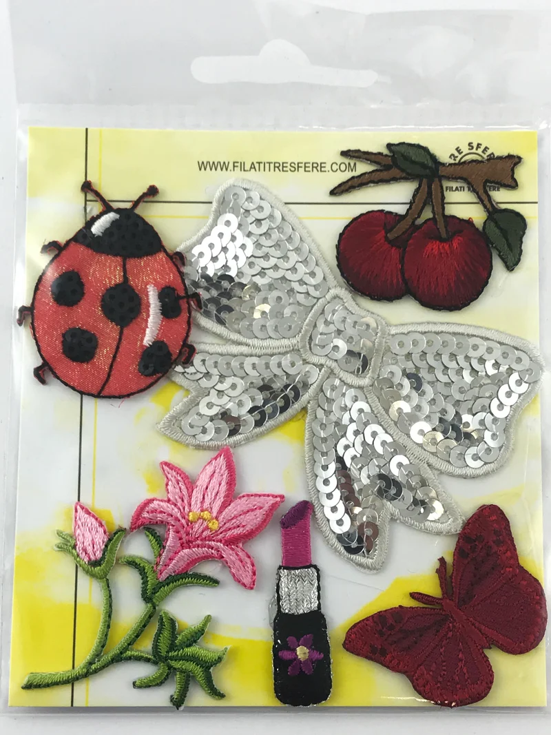 Applicazioni termoadesive assortite donna