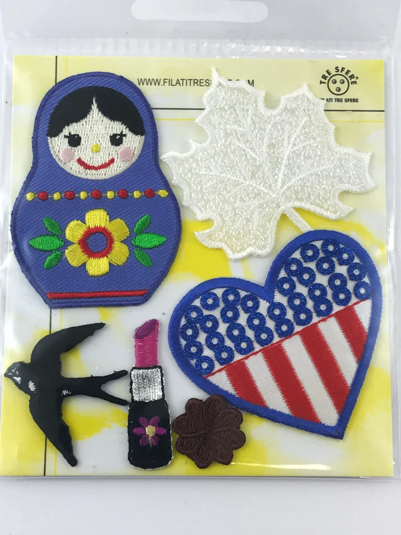 Applicazioni termoadesive assortite donna