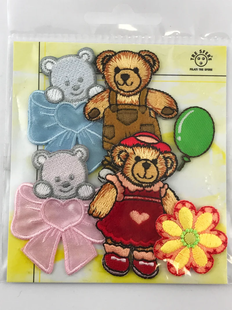 Applicazioni assortite termoadesive bambino bl.6pz