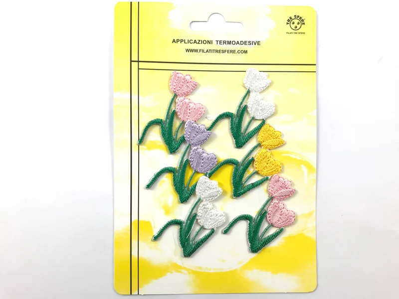 Applicazioni termoadesive fiore