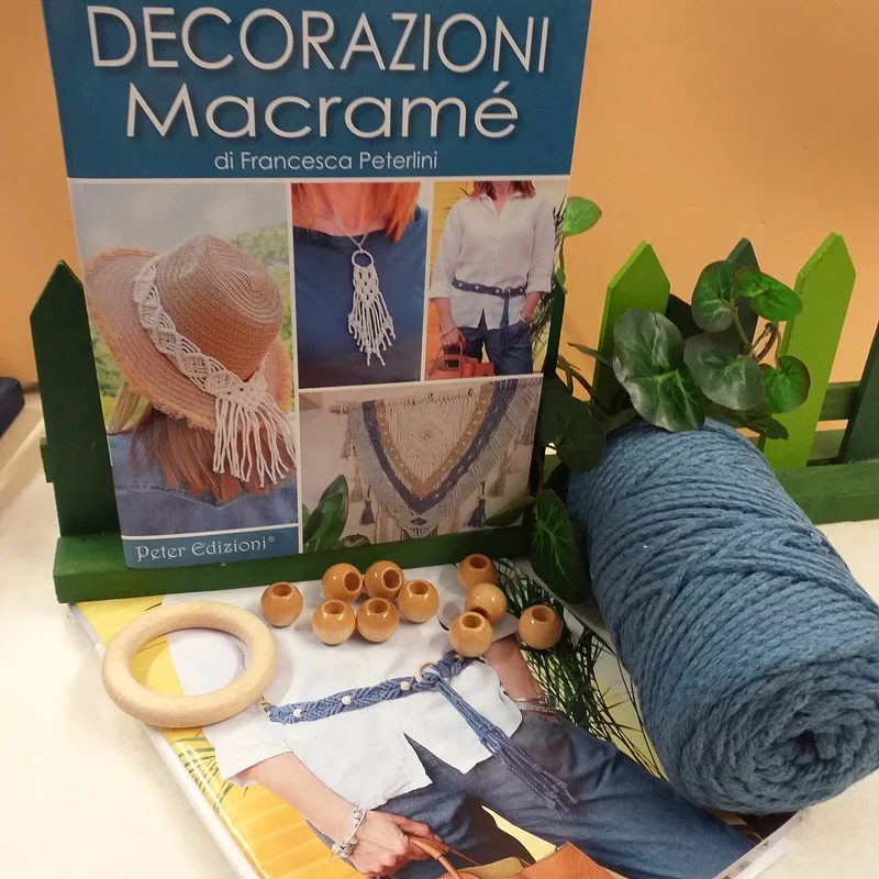 Kit principianti macramé manuale filo accessori decorazioni corda nodi