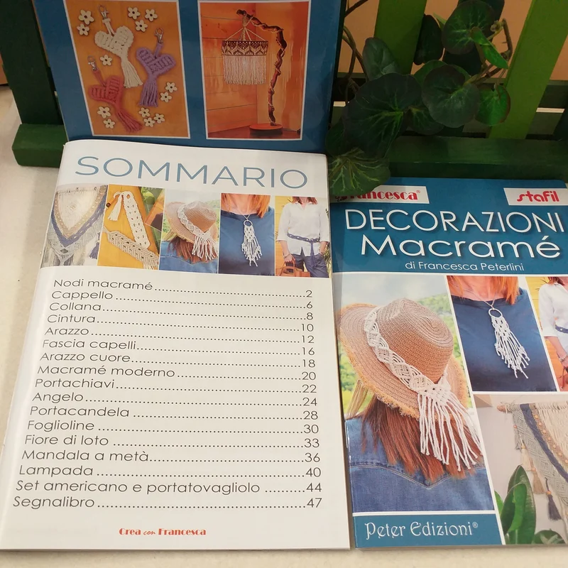 Kit principianti macramé manuale filo accessori decorazioni corda nodi