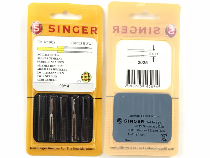 Aghi singer doppi 90/2mm cf.2 aghi