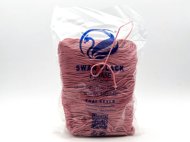 Cordino swan black prime | cf 300 gr | borse e uncinetto