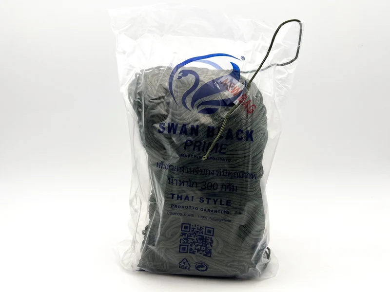 Cordino swan black prime | cf 300 gr | borse e uncinetto
