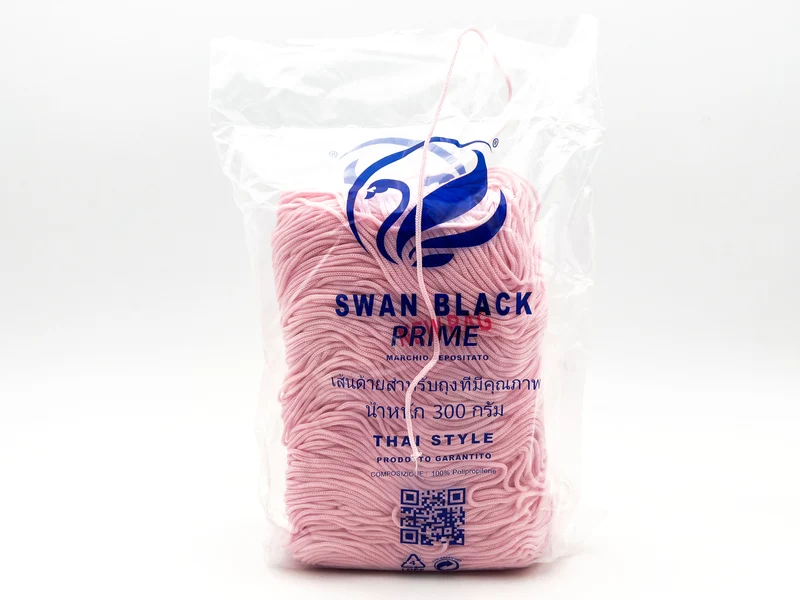 Cordino swan black prime | cf 300 gr | borse e uncinetto