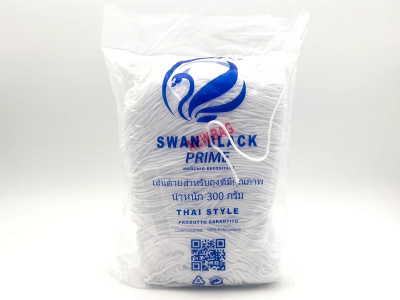 Cordino swan black prime | cf 300 gr | borse e uncinetto