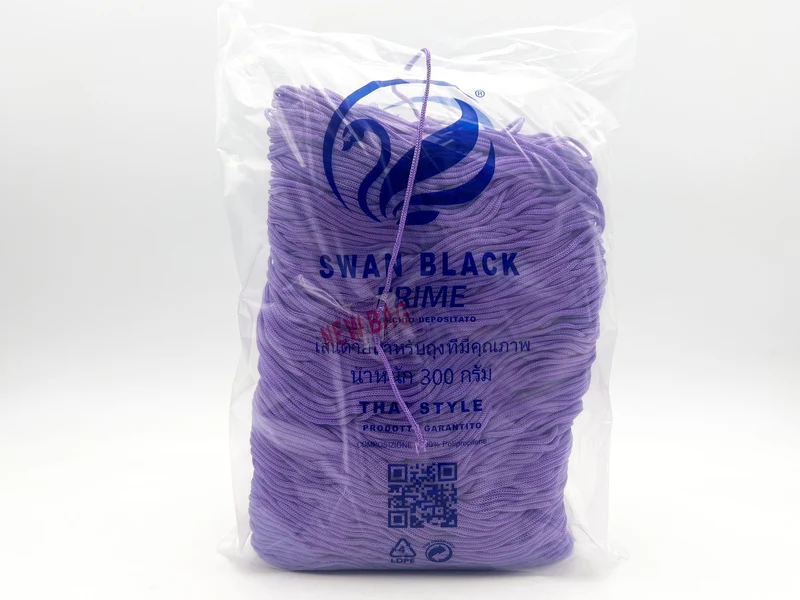 Cordino swan black prime | cf 300 gr | borse e uncinetto