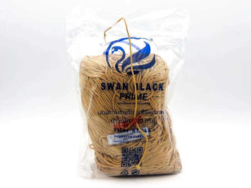 Cordino swan black prime | cf 300 gr | borse e uncinetto