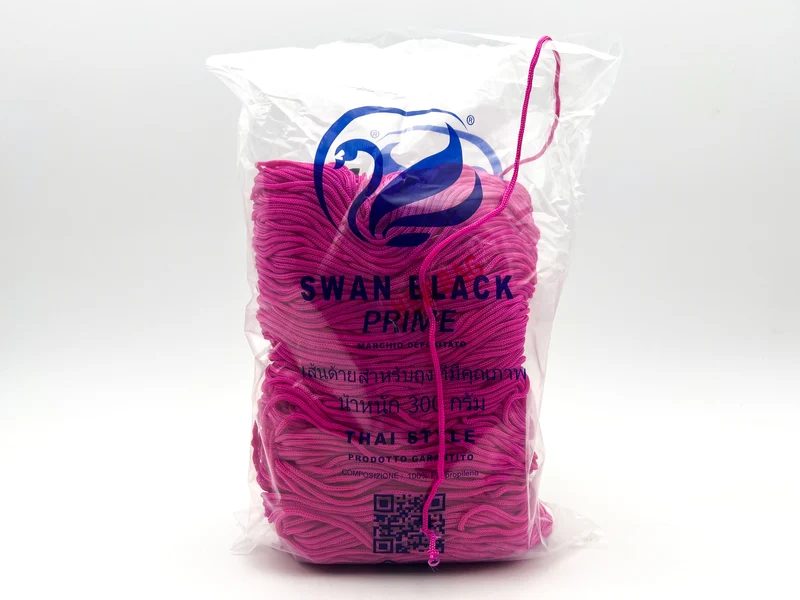 Cordino swan black prime | cf 300 gr | borse e uncinetto