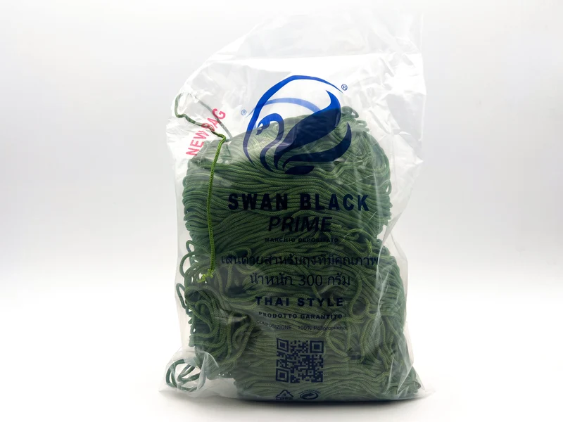 Cordino swan black prime | cf 300 gr | borse e uncinetto