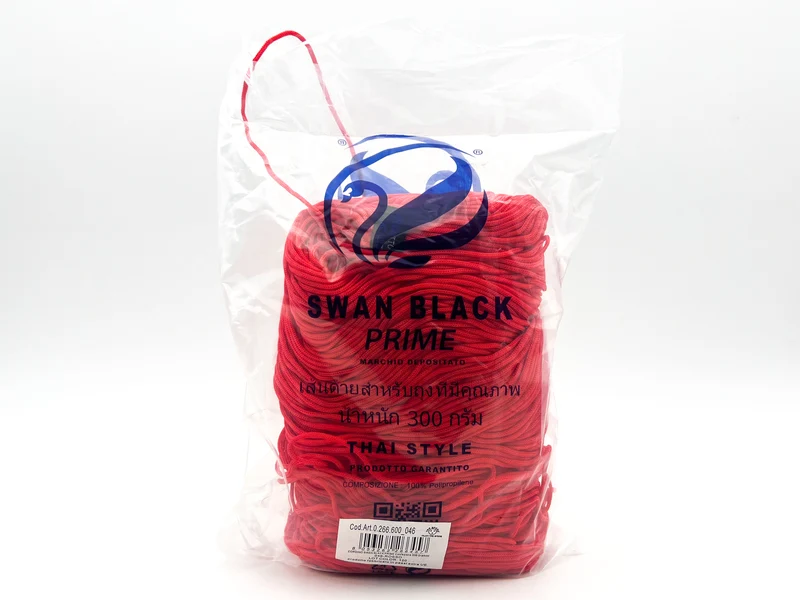 Cordino swan black prime | cf 300 gr | borse e uncinetto