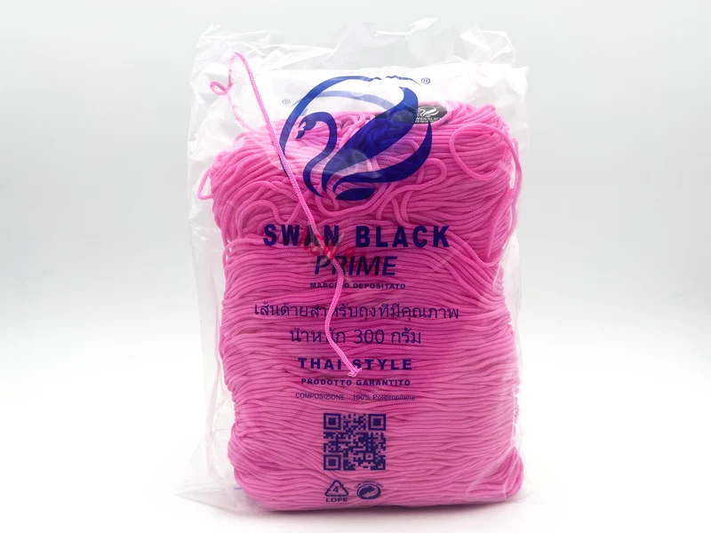 Cordino swan black prime | cf 300 gr | borse e uncinetto