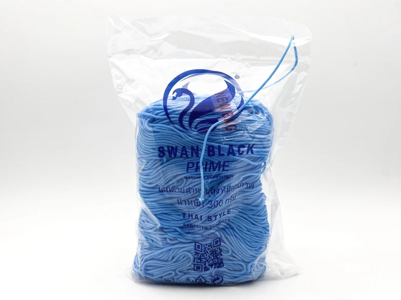 Cordino swan black prime | cf 300 gr | borse e uncinetto