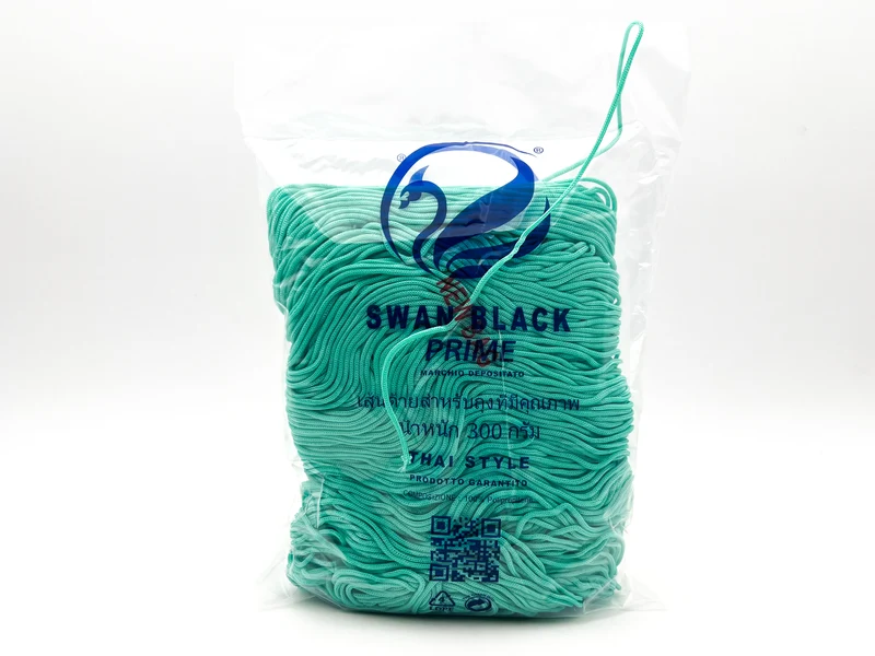 Cordino swan black prime | cf 300 gr | borse e uncinetto