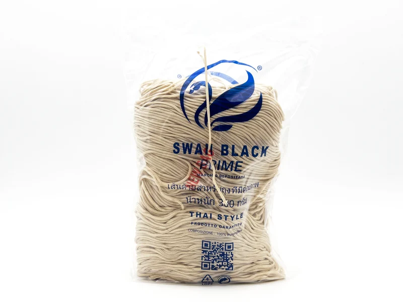Cordino swan black prime | cf 300 gr | borse e uncinetto
