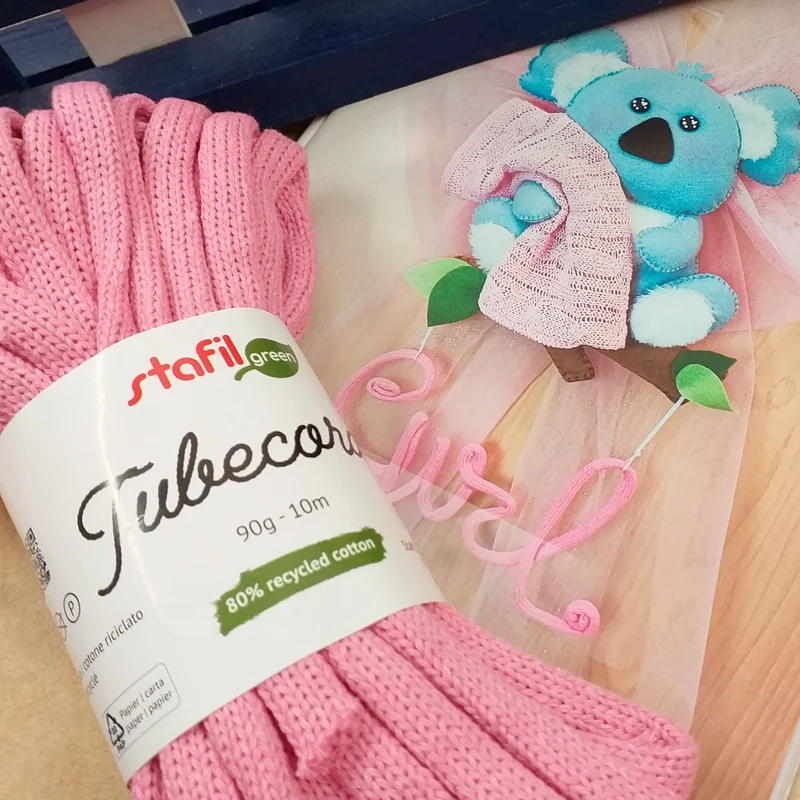Tricotin scritte filo e idee guida manuale fiocchi nascita con nome