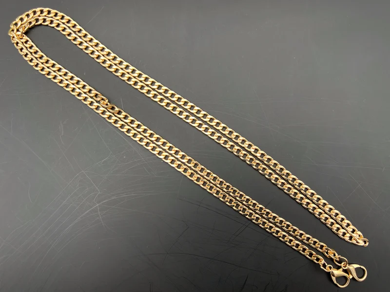 Catena metallo per borse alma | 120 cm 10x6,4 mm | con moschettoni