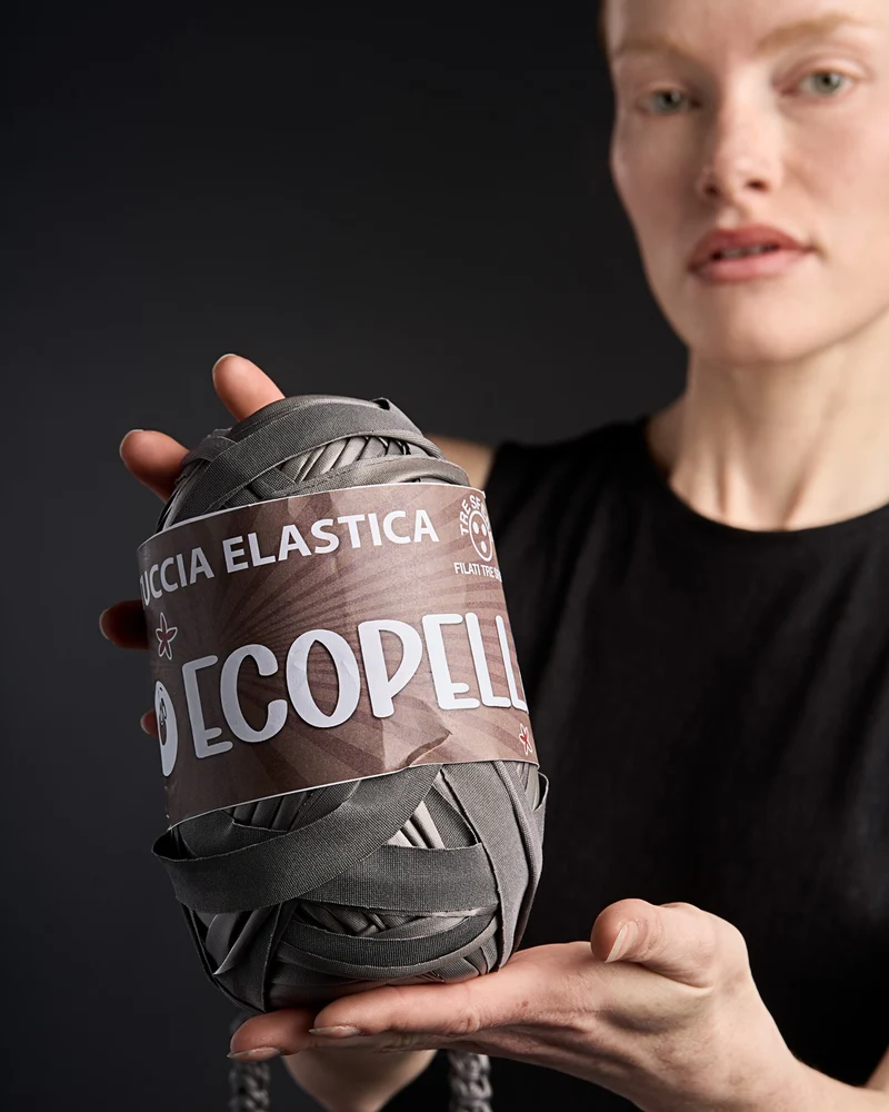 Fettuccia ecopelle waoo | cf 300 gr | 95% poliestere 5% spandex