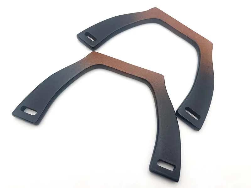 Manici trapezio in legno per borse all'uncinetto | 19x11 cm | 1 coppia
