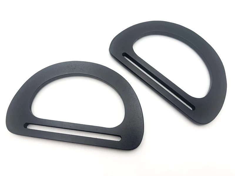 Manici in legno per borse all'uncinetto mod. d | 14x9 cm | 1 coppia