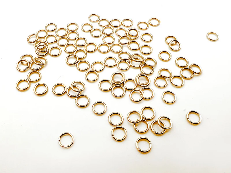 Anellini in metallo 5 mm per gioielli fai da te | cf 80 pz