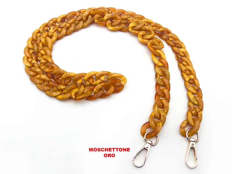 Manico tracolla in resina con ganci per borse | 120 cm | cf 1 pz