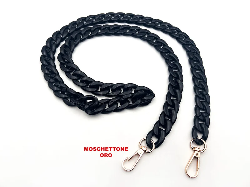 Manico tracolla in resina con ganci per borse | 120 cm | cf 1 pz