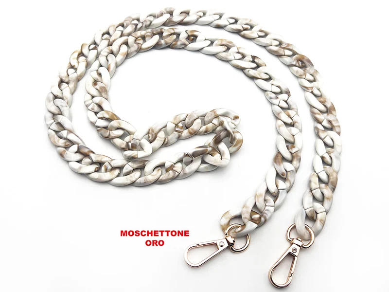 Manico tracolla in resina con ganci per borse | 120 cm | cf 1 pz