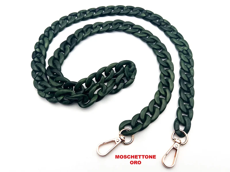 Manico tracolla in resina con ganci per borse | 120 cm | cf 1 pz