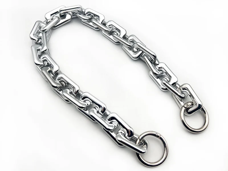 Manico a catena in resina con anelli per borse | 54 cm | cf 1 pz