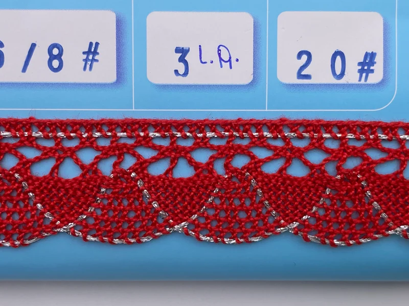 Pizzo 6196 lame cm 2 cf.20mt.