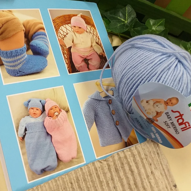 Corredino nascita kit maglia di lana invernale merino per neonato