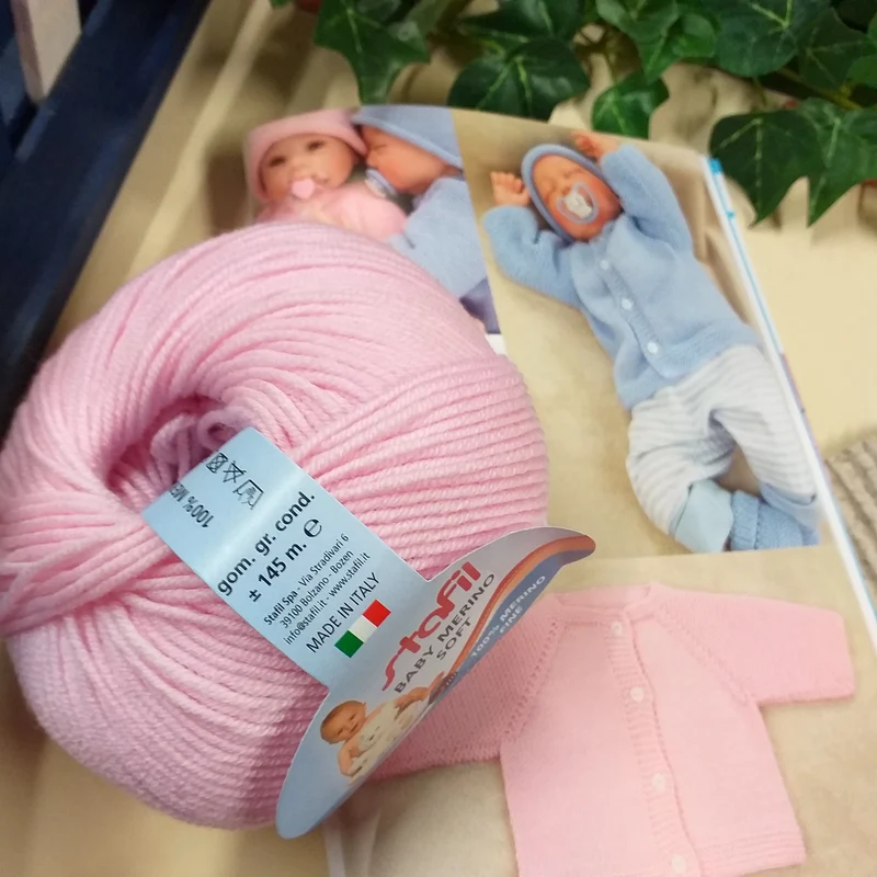 Corredino nascita kit maglia di lana invernale merino per neonato