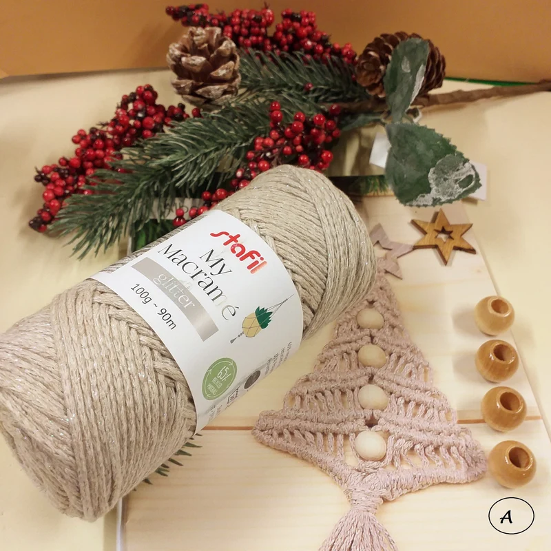 Gufo macramè addobbi e decorazioni per albero idee corda schemi Natale