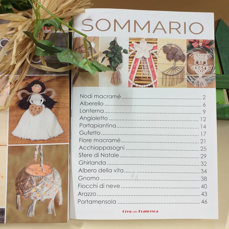 Gufo macramè addobbi e decorazioni per albero idee corda schemi Natale