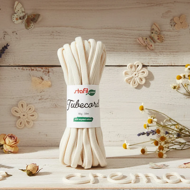Tricotin pronto cordoncino tubolare corda per scritte nomi fiori