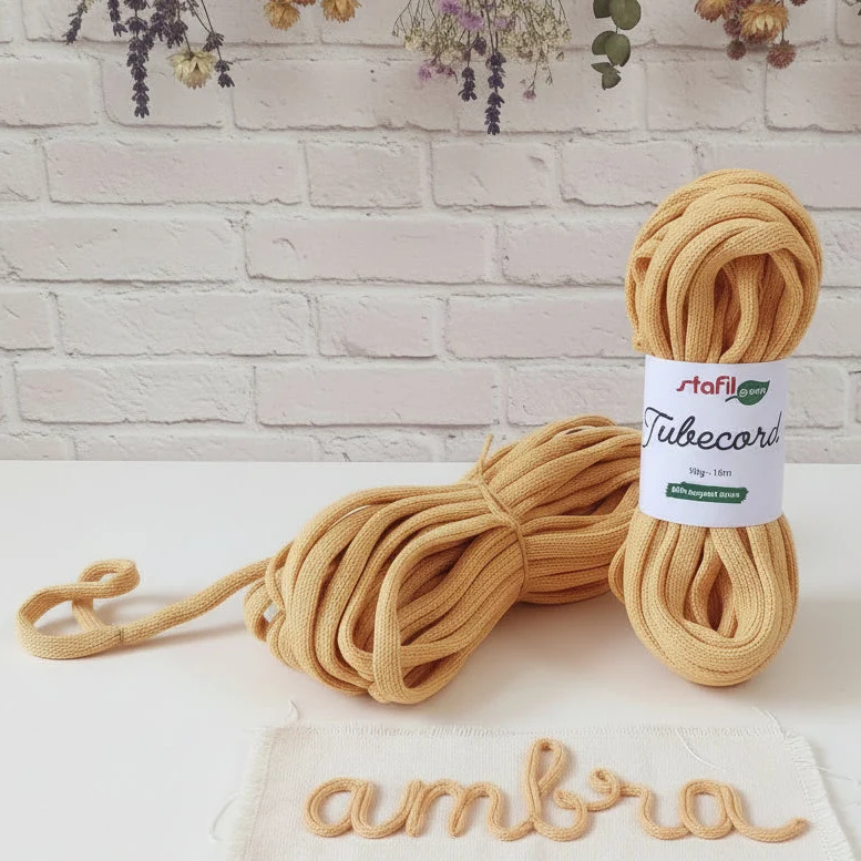 Tricotin pronto cordoncino tubolare corda per scritte nomi fiori
