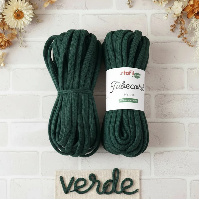 Tricotin pronto cordoncino tubolare corda per scritte nomi fiori