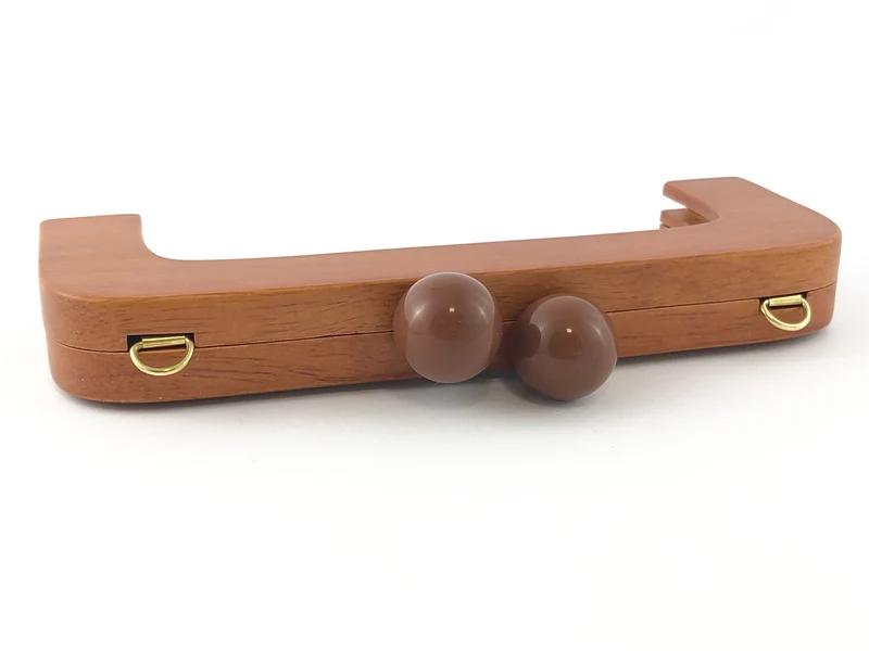 Chiusura clic clac legno per borse mod. 31 | 20x9 cm | cf 1 pz