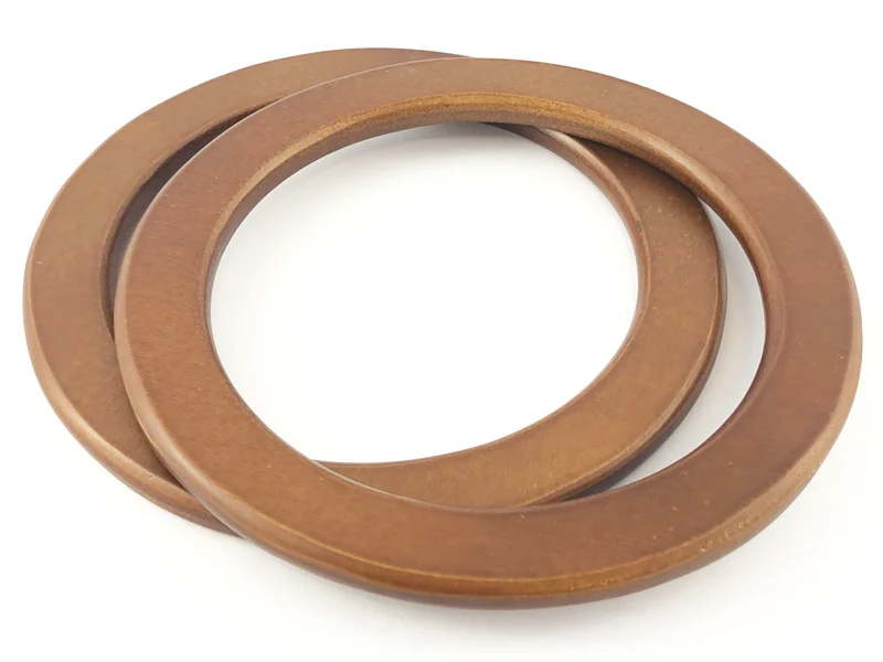 Manici per borse a uncinetto legno mod. 35 | Ø 16 cm | 1 coppia