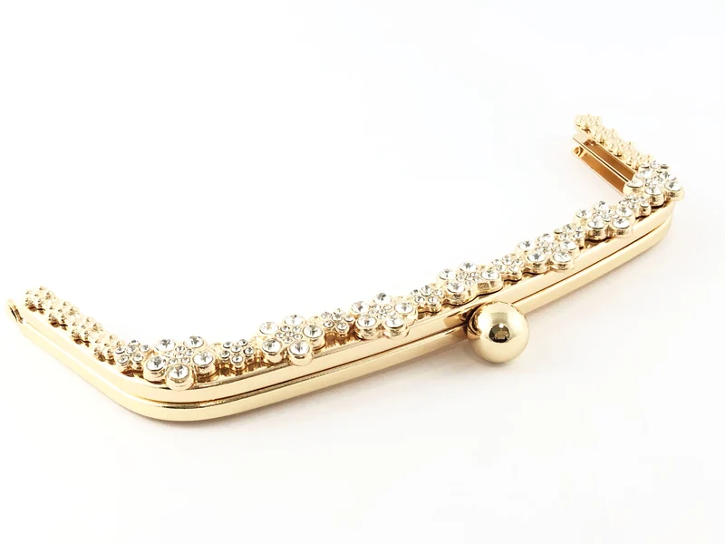 Chiusura clic clac strass per borse n.31 | 22,5 cm | cf 1 pz
