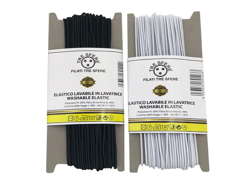 Cordoncino elastico 2mm cf.20mt.